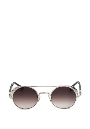 Matsuda side-shield round-frame sunglasses - Silver
