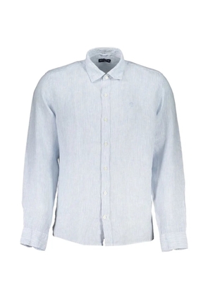 North Sails striped linen shirt - White