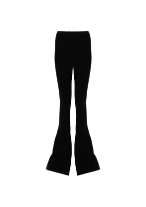 Rick Owens Lilies Carmen flared-hem trousers - Black