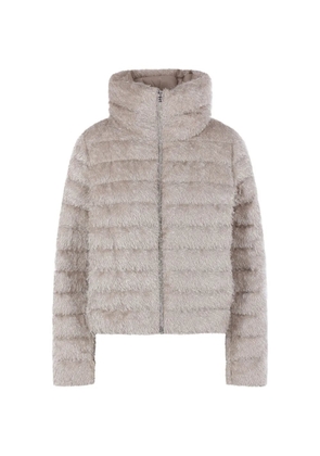 Herno quilted faux-fur jacket - Neutrals