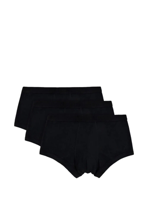 Giorgio Armani logo-band boxers (set of three) - Black