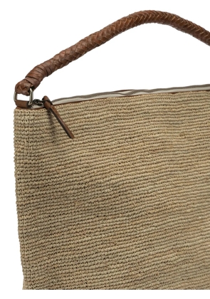 IBELIV Utopia woven braided-handle tote bag - Neutrals