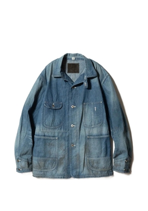 TAIGA TAKAHASHI chinstrap coverall jacket - Blue