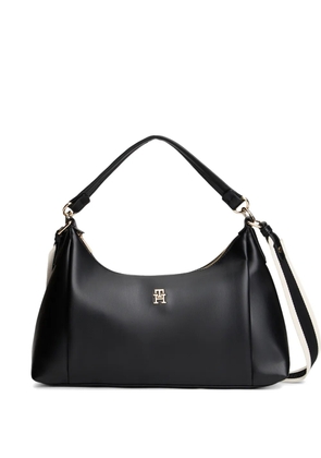 Tommy Hilfiger logo-plaque shoulder bag - Black