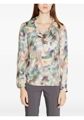 RINASCIMENTO long-sleeves blouse - Green