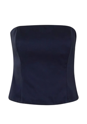 Brunello Cucinelli strapless top - Blue