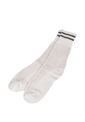 Brunello Cucinelli open-knit socks - Neutrals
