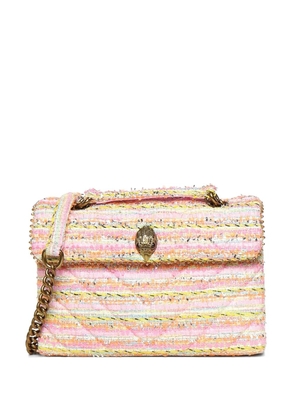 Kurt Geiger London Kensington tweed shoulder bag - Pink