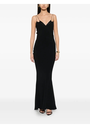 TOM FORD double-strap bias-cut dress - Black