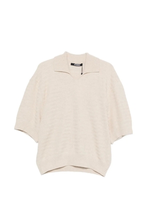 Jacquemus V-neck T-shirt - Neutrals