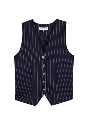 Maison Labiche Dubail pinstripe-pattern vest - Blue