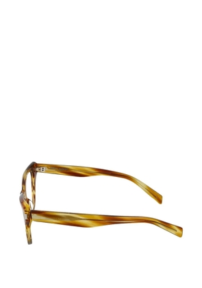 Saint Laurent cat-eye frame glasses - Brown