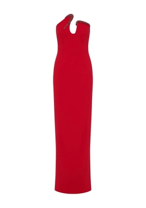 Rachel Gilbert Tessa embellished strapless maxi gown - Red