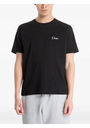 dime logo-print T-shirt - Black