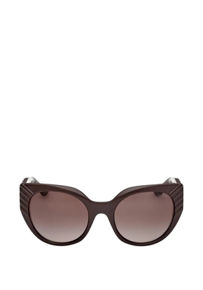 GUESS EYEWEAR cat-eye-frame sunglasses - Brown