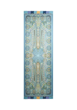 ETRO paisley-print scarf - Blue