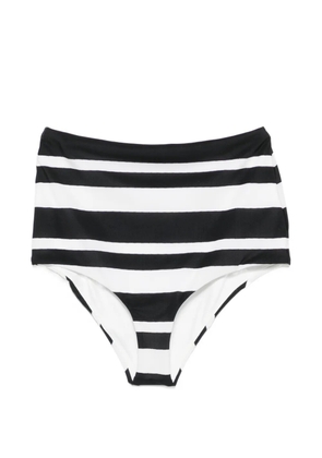 Maryan Mehlhorn striped bikini bottoms - Black