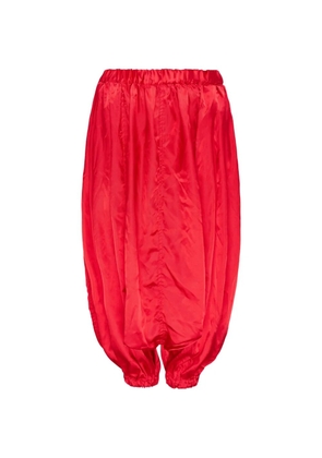 Comme Des Garçons Comme Des Garçons elasticated-waist drop-crotch trousers - Red