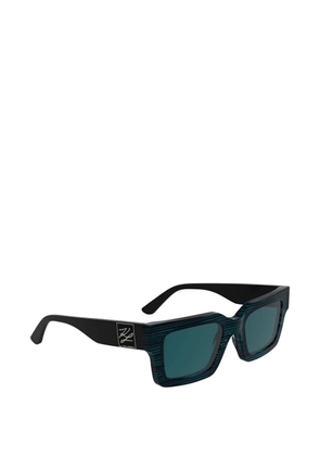 Karl Lagerfeld rectangle-frame sunglasses - Blue