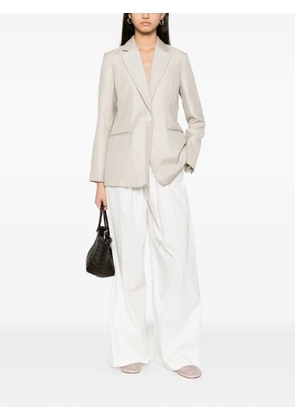 PT Torino Lidia single-breasted notched-lapels blazer - Neutrals
