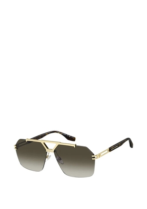 Marc Jacobs geometric-frame sunglasses - Gold