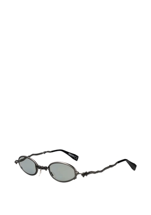 Kuboraum Maske H81 geometric-frame sunglasses - Grey