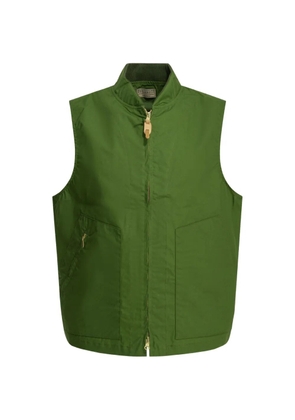 Ceccarelli zip-up gilet - Green