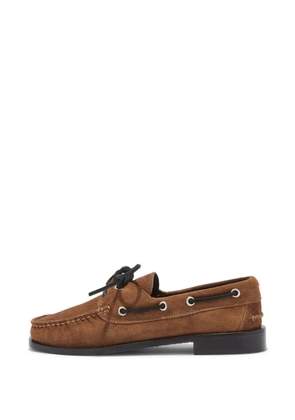 Aeyde Harris lace-up loafers - Brown