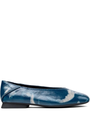 Camper Casi Myra cloud-print leather ballet flats - Blue