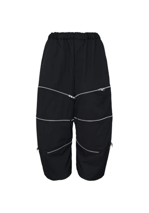Comme Des Garçons Black zip-detail trousers