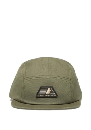 Mammut five-panel logo-patch cap - Green