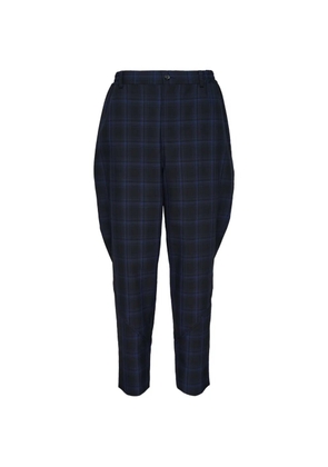 Comme des Garçons Homme Deux tartan-check trousers - Blue