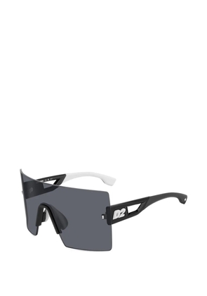 DSQUARED2 EYEWEAR D2 shield-frame sunglasses - Black