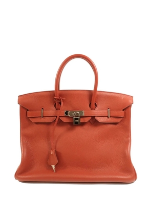 Hermès Pre-Owned Birkin 35 Togo leather tote bag - Orange