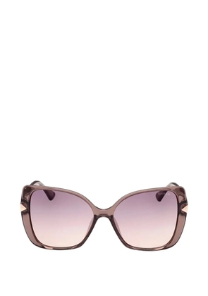 GUESS EYEWEAR cat-eye frame sunglasses - Brown