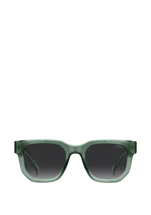 BOSS geometric-frame sunglasses - Green
