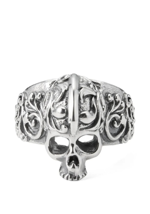 Emanuele Bicocchi large skull ring - Silver