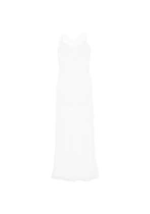 Oséree crystal-embellished spaghetti-strap maxi dress - White