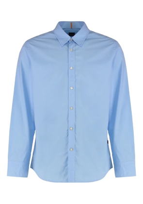 BOSS button-fastening shirt - Blue
