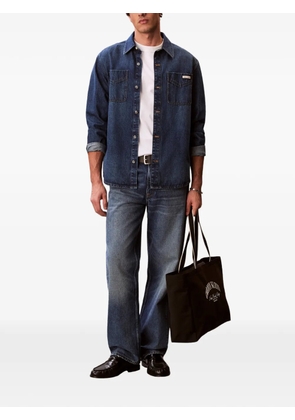 Calvin Klein 90's denim shirt jacket - Blue