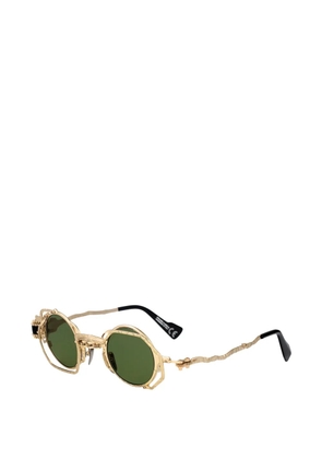 Kuboraum Maske Z50 geometric-frame sunglasses - Gold