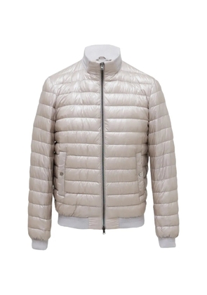 Herno quilted zip-up jacket - Neutrals