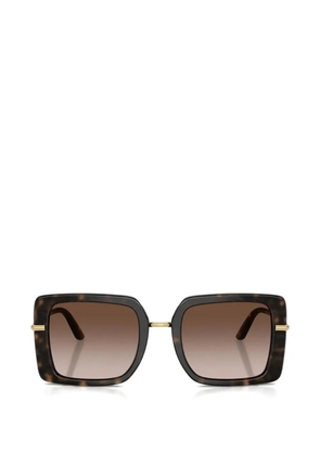 Dolce & Gabbana Eyewear tortoiseshell-effect square-frame sunglasses - Brown