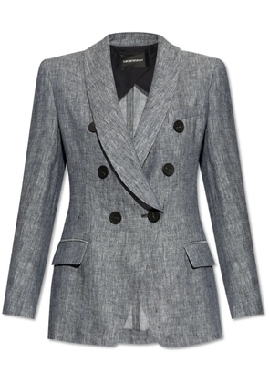 Emporio Armani double-breasted blazer - Blue