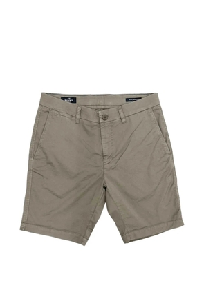 Mason's London logo-patch shorts - Neutrals