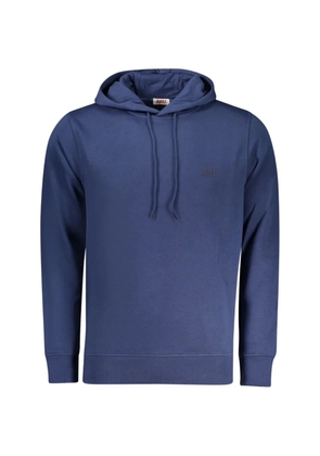 RIFLE logo-embroidered hoodie - Blue