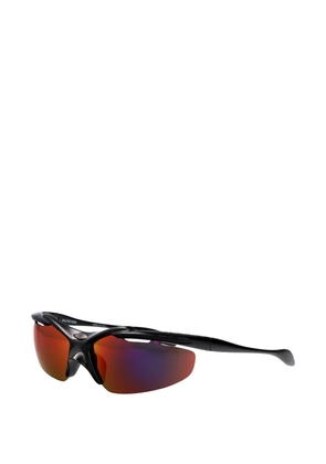Balenciaga geometric-frame sunglasses - Black