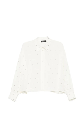 Fabiana Filippi beaded-embellished long-sleeve shirt - Neutrals