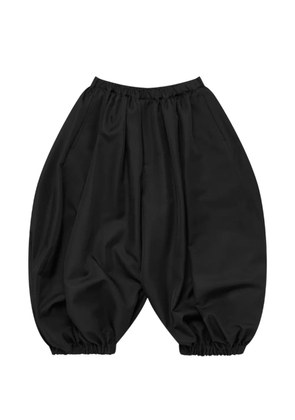 Comme Des Garçons Black balloon-silhouette cuffed trousers