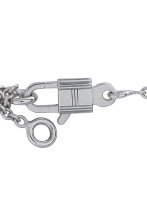 Hermès Pre-Owned Amulettes Kelly diamond necklace - Silver